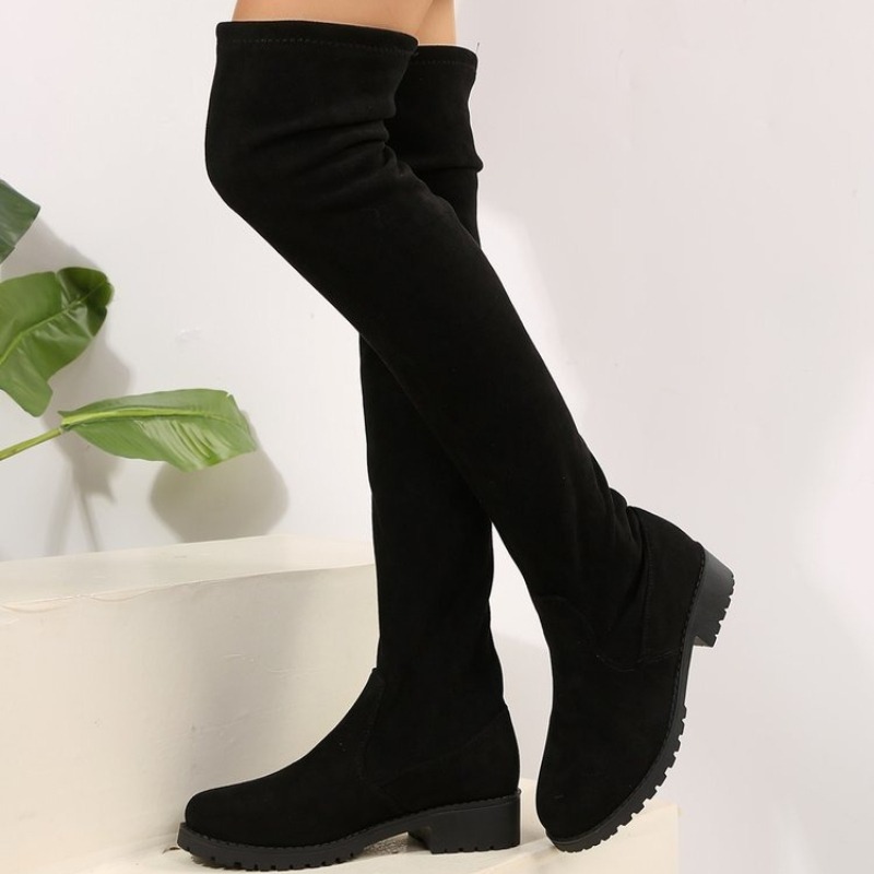 Sock Boot Women - Stivali sopra il ginocchio da donna,