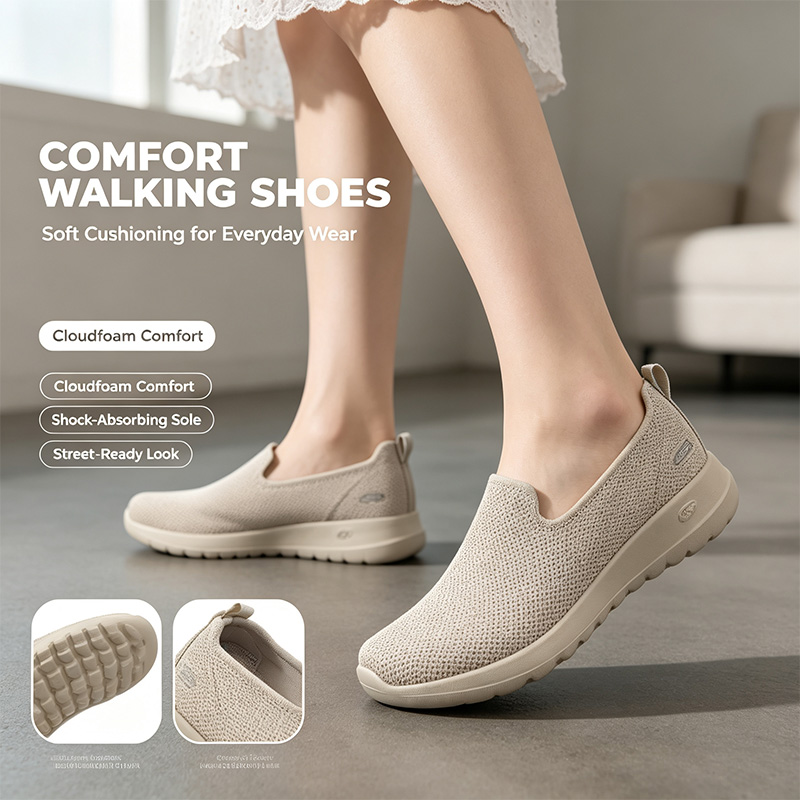 Women Shoes Skechers - Scarpe Slip-On Originali Skechers Go Walk