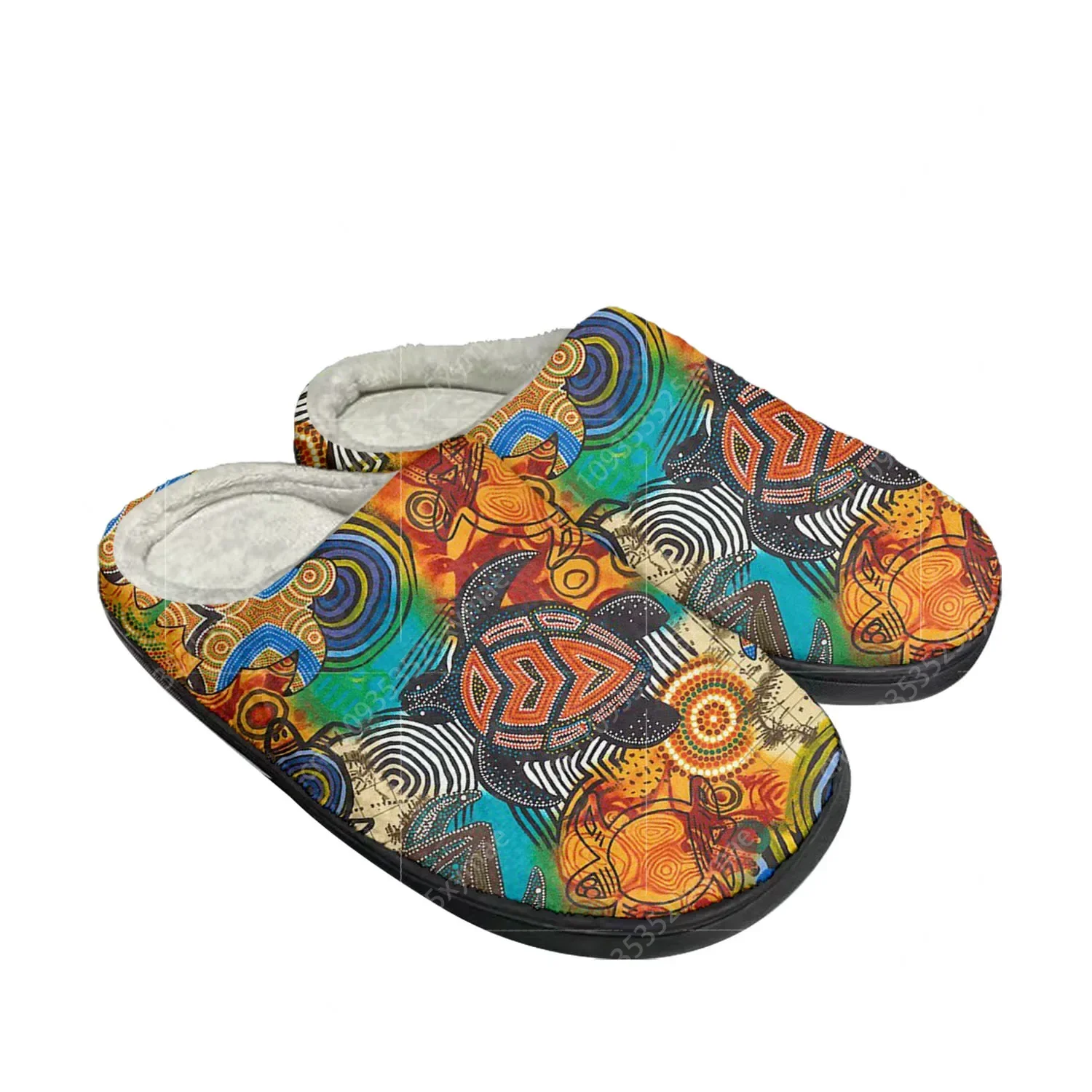 Women Shoes In Australia - Pantofole in Cotone con Design Artistico