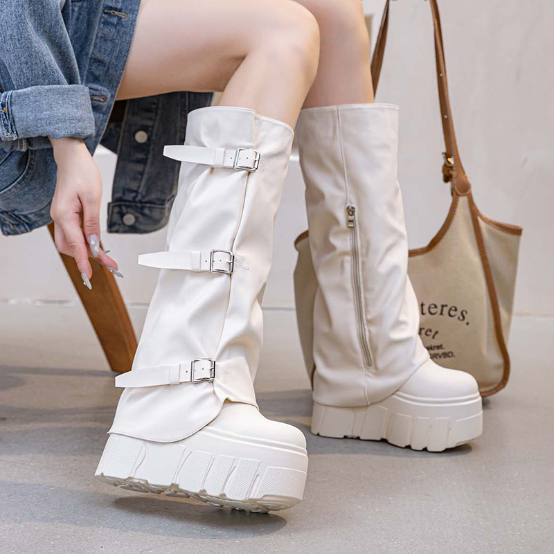 Stivali alti al ginocchio con  - Zip Up Boots Short recensione e prezzo