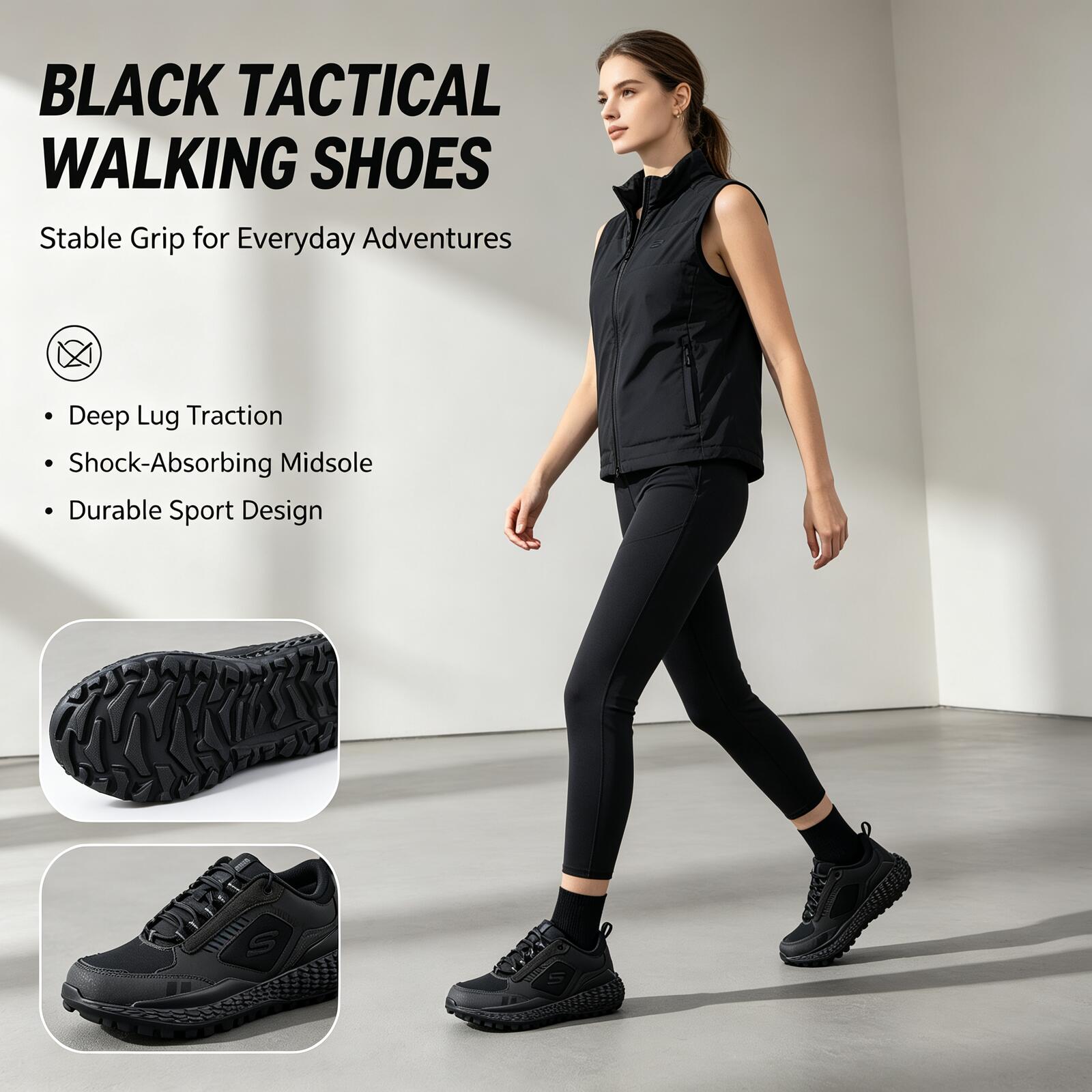 Sneakers Outdoor Skechers Nere - Women Shoes Skechers recensione e prezzo