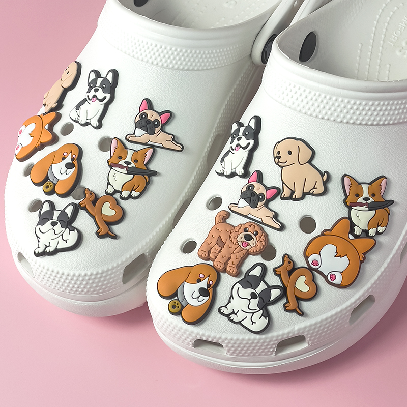 1/9 pz Cute Dog PVC Pendenti e - Women'S Shoes Hush Puppies recensione e prezzo
