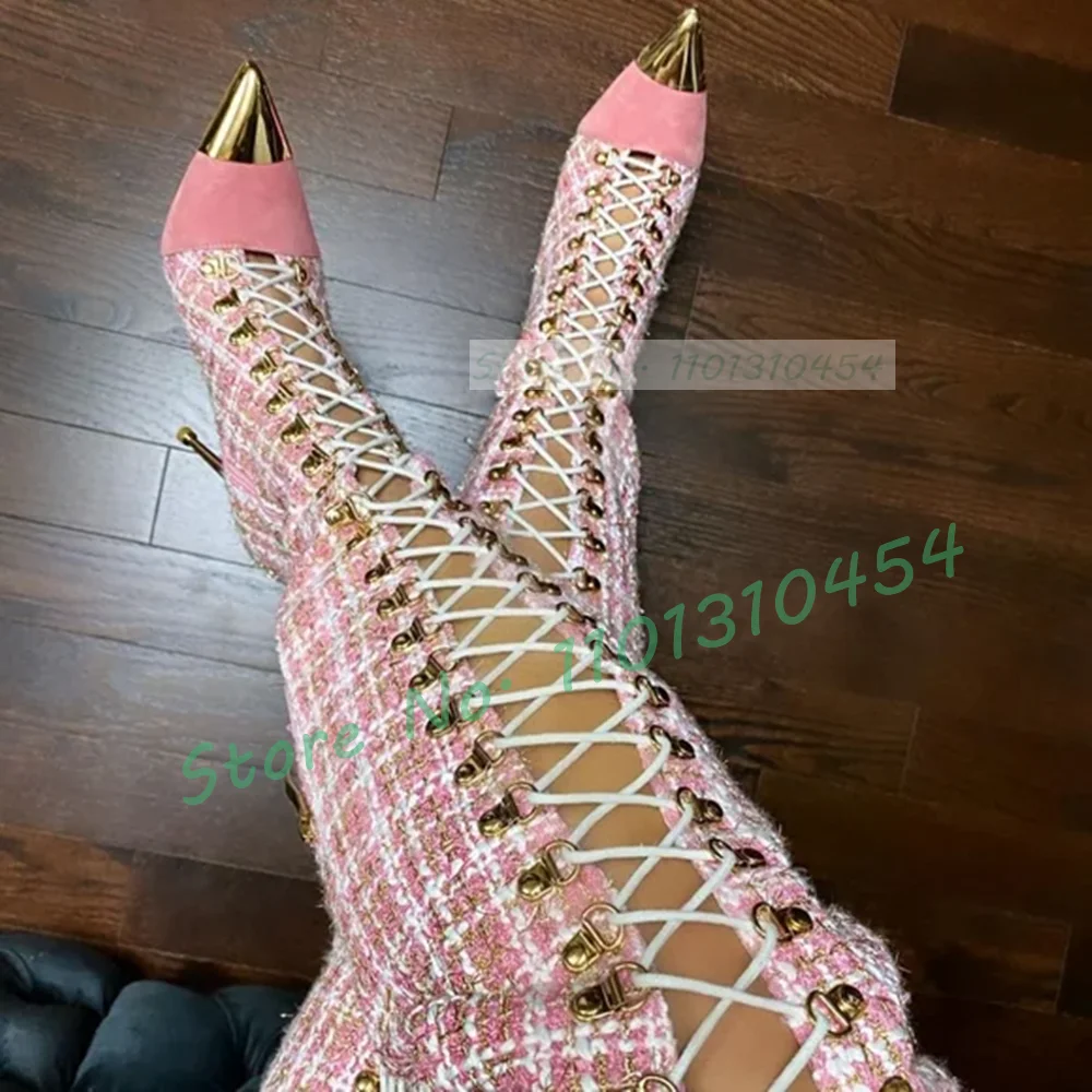 Stivali alti vuoti scozzesi ro - Sock Boot Women recensione e prezzo