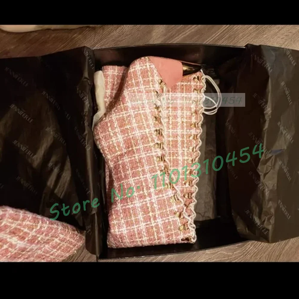 Stivali alti vuoti scozzesi ro - Sock Boot Women recensione e prezzo