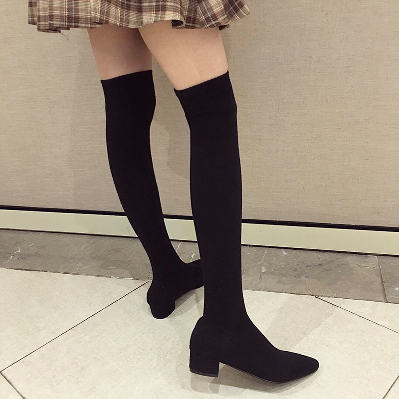 Stivali alti da donna neri con - Sock Boot Women recensione e prezzo