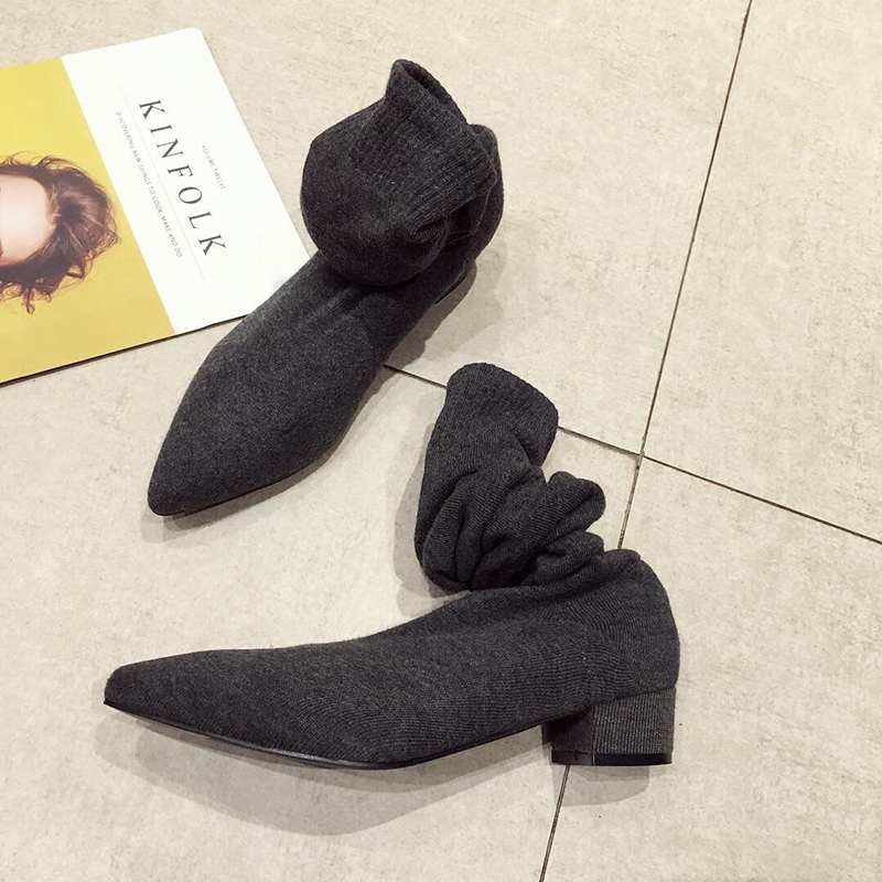 Stivali alti da donna neri con - Sock Boot Women recensione e prezzo