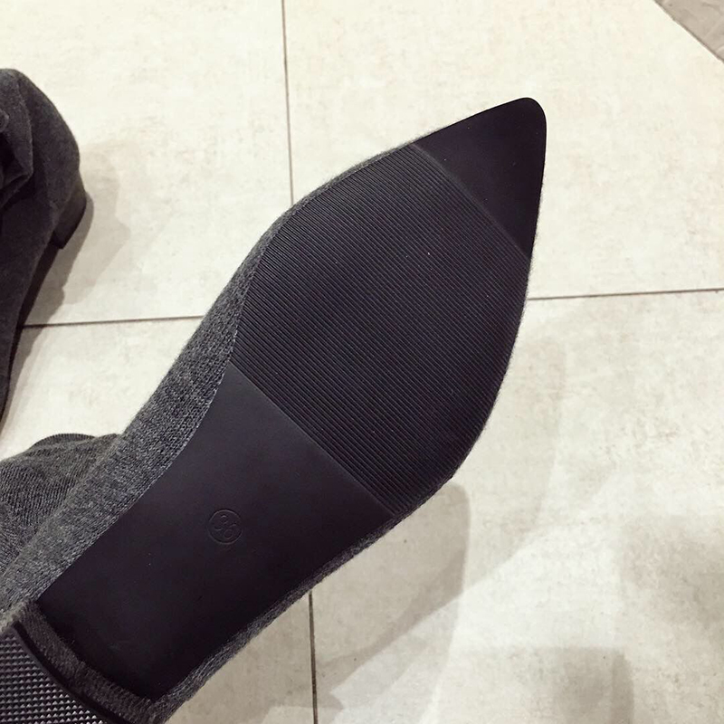 Stivali alti da donna neri con - Sock Boot Women recensione e prezzo
