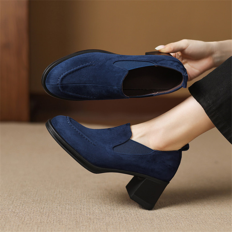 Nuove scarpe da donna in pelle - Women'S Shoes Navy Blue recensione e prezzo